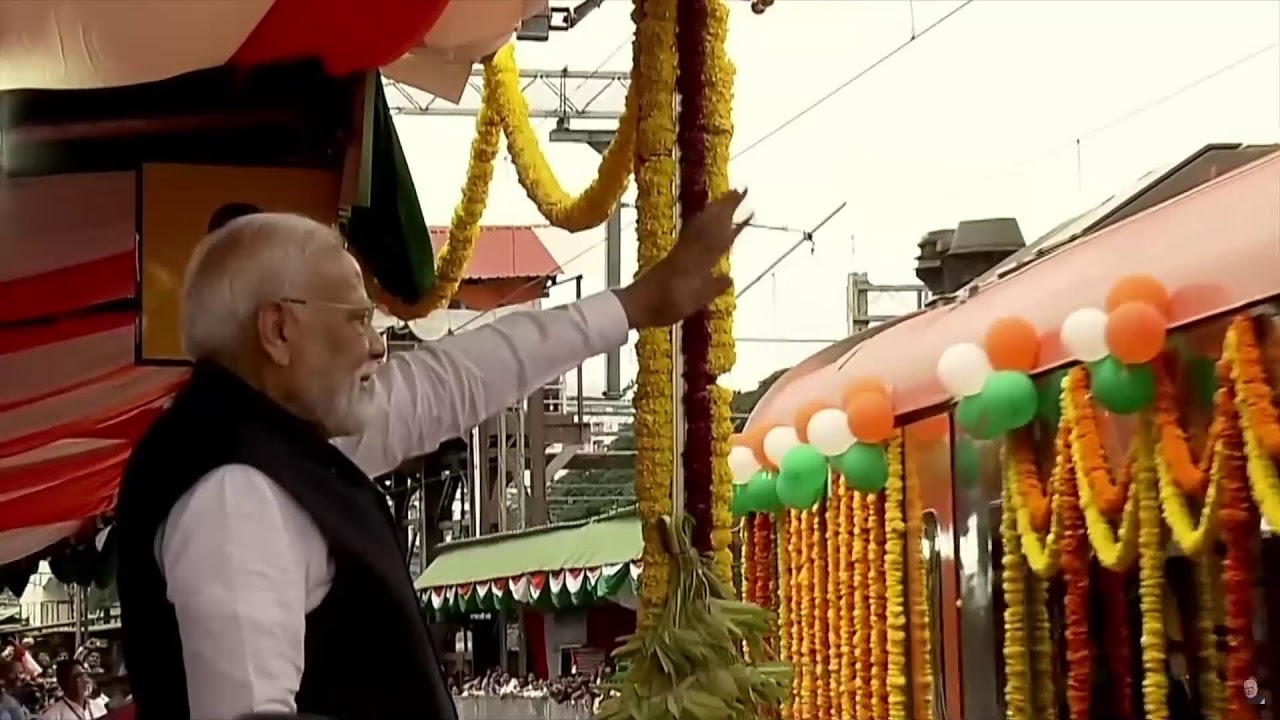 Live from flag-off ceremony of Nagpur–Pune Vande Bharat Train by Hon’ble PM Shri Narendra Modi Ji.