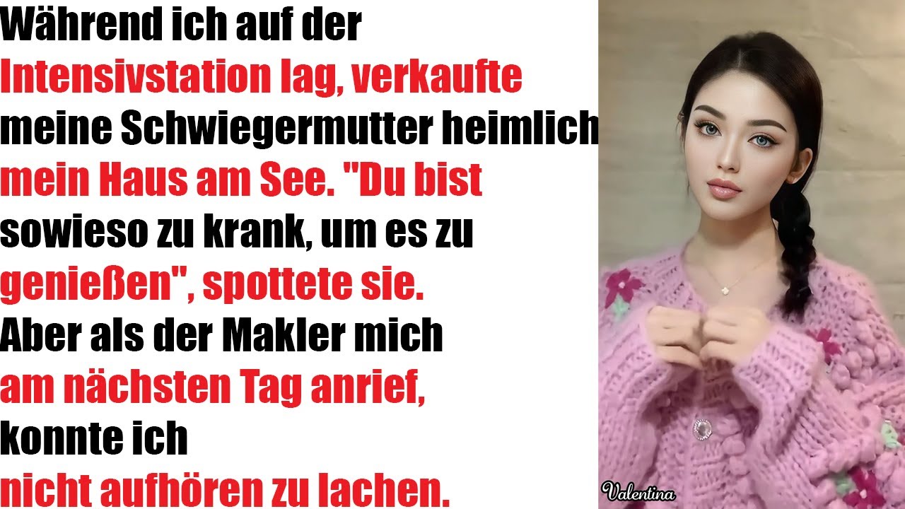 Meine Schwiegermutter verkaufte mein geerbtes Seehaus während meiner OP!