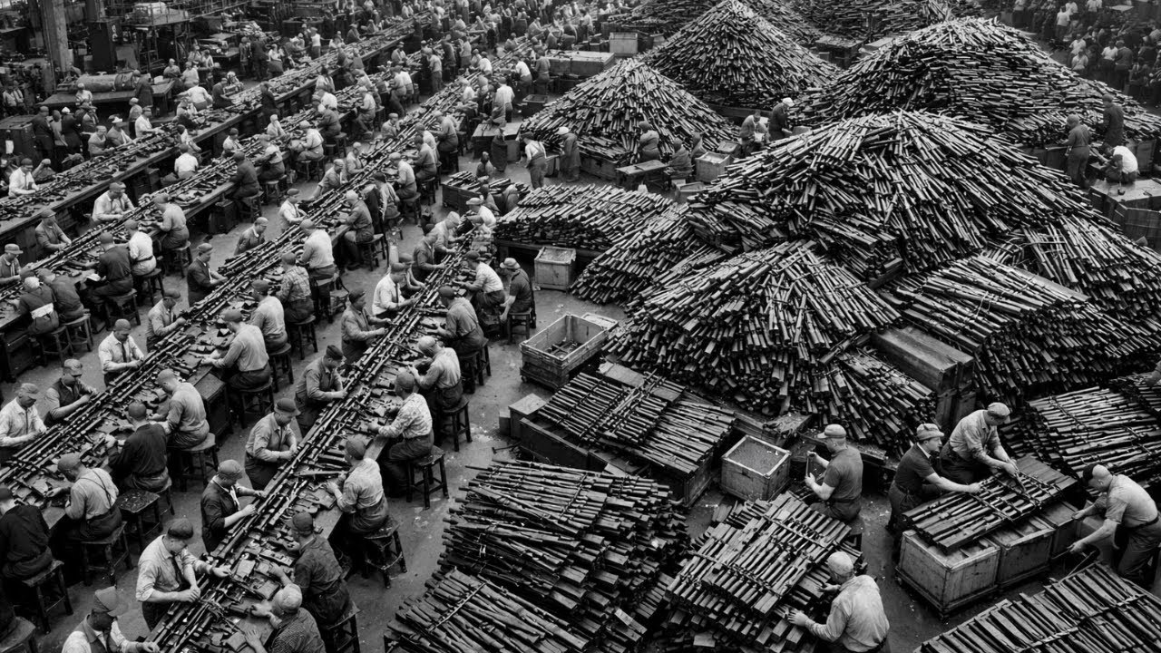 WWII’s Largest Rifle Factory: How 14,800 Workers Built 737,000 Rifles to Help US Army Defeat Germany