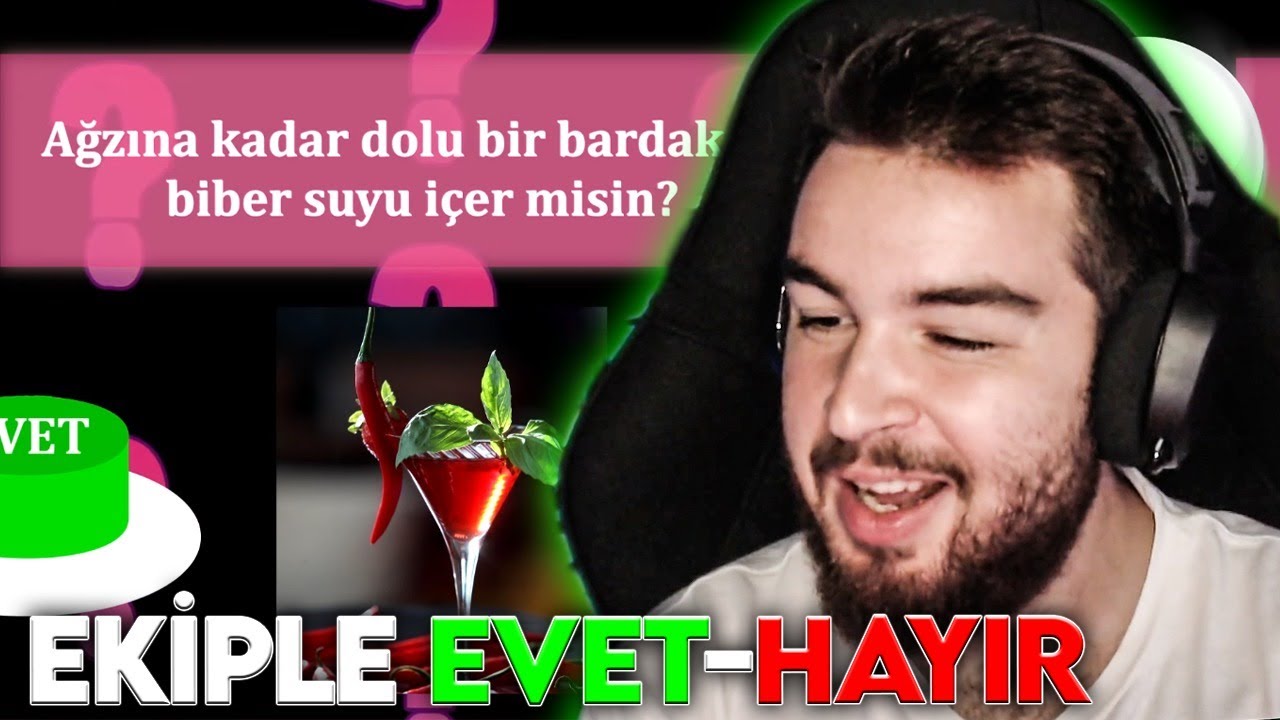 H1vezZz Ekiple Evet-Hayır Sorularına Cevap Veriyor (@BeyinnBulmaca)