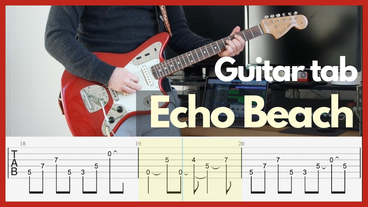 Martha And The Muffins - Echo Beach (Guitar Tab)