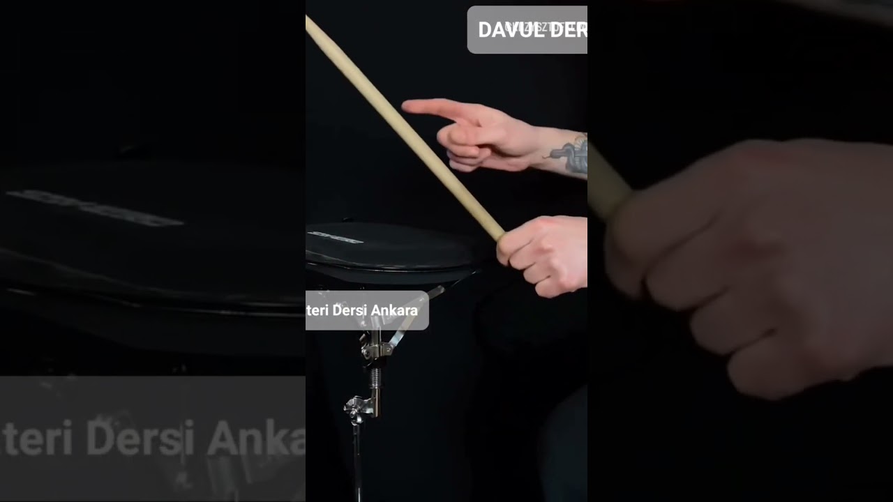 Bateri Dersi - El teknikleri , parmak baget kontrol&uuml;  Bateri Dersi Ankara Drum Club