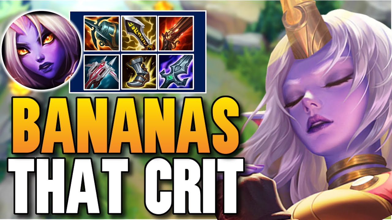 SORAKA BANANAS STRIKE FOR 1000 DAMAGE WITH FULL CRIT BUILD - League of Legends
