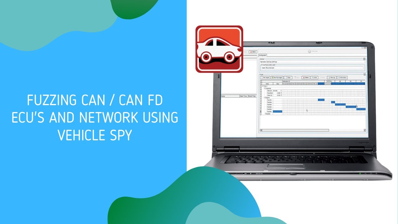Fuzzing CAN / CAN FD ECU's and Network using Vehicle Spy
