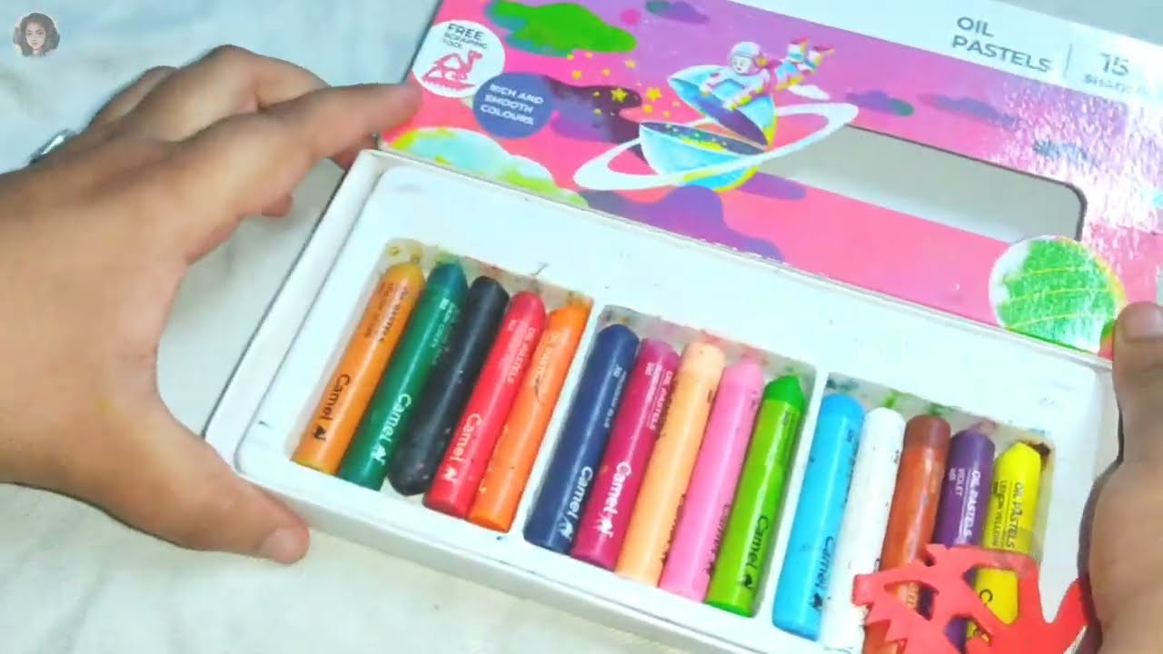 Oil Pastel Colour, Rs 65, Camel colour, Camel Oil Pastel