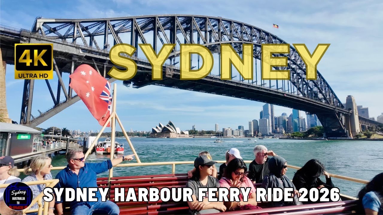 [4K] EXPERIENCE SYDNEY FERRY RIDE ON THE FIRST WEEKEND OF 2026. BEAUTIFUL VIEW OF SYDNEY HARBOUR.
