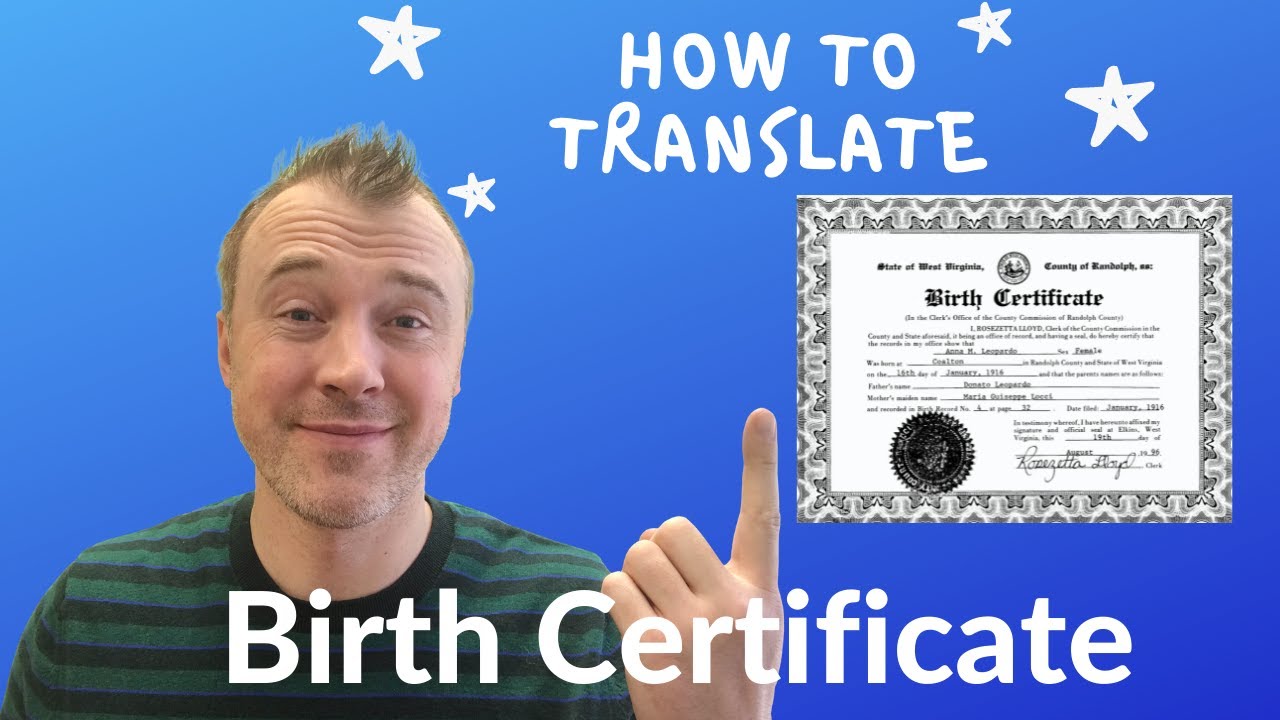 How to Translate a Birth Certificate (Quick and Easy Way) - 2024