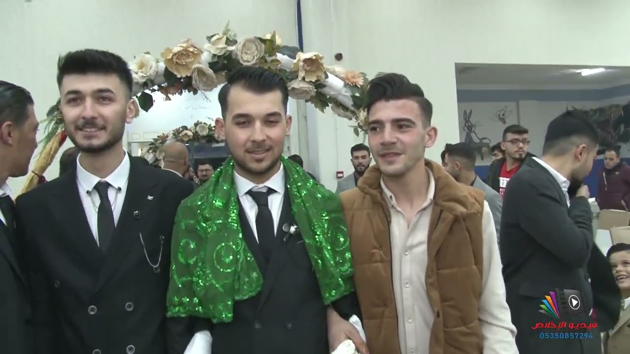 حفل زفاف العريسين محمد و يحيى اولاد حديد شعبان  الفنان ابراهيم كول ساسى صالة بياظ صاري