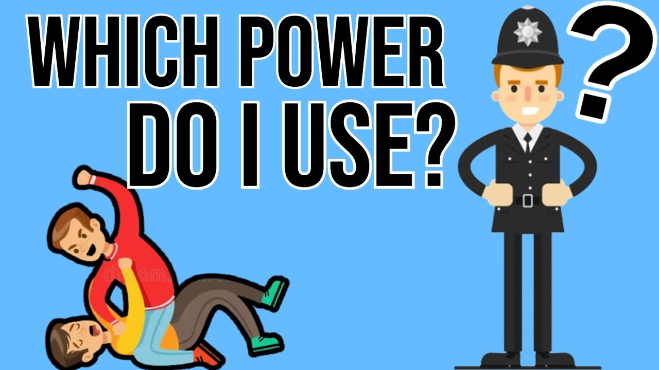 4 Different Use of FORCE Powers UK Police Use