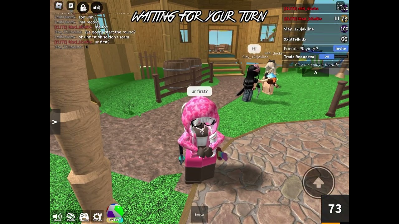 i got scammed in mm2 (crying) raw footage