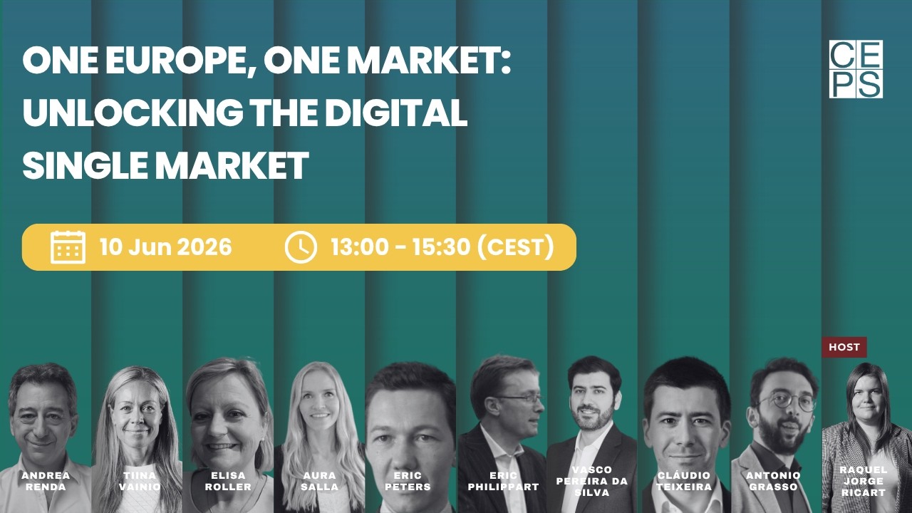 One Europe, One Market: unlocking the Digital Single Market