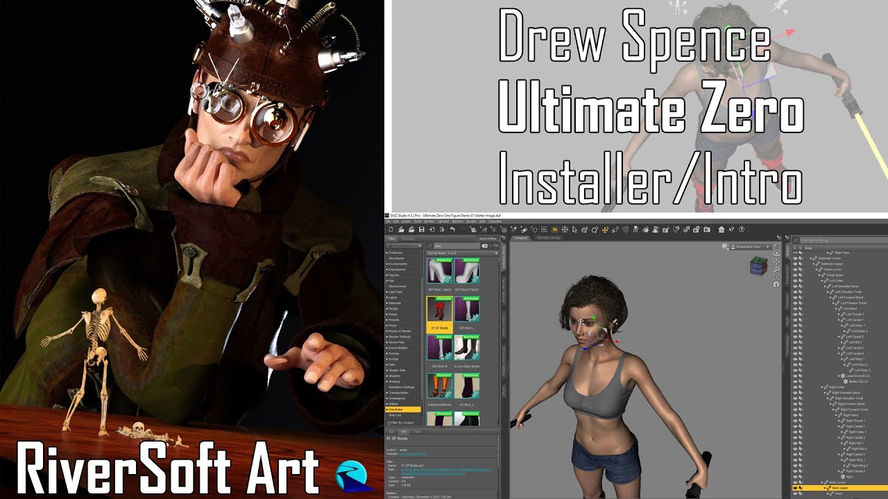Ultimate Zero by Riversoft Art Intro with Drew Spence