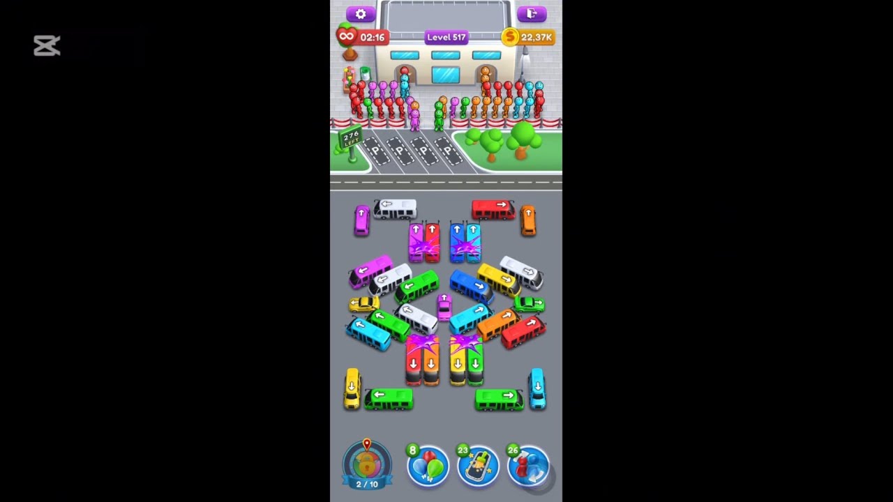 Crowd Express 517 level walkthrough 