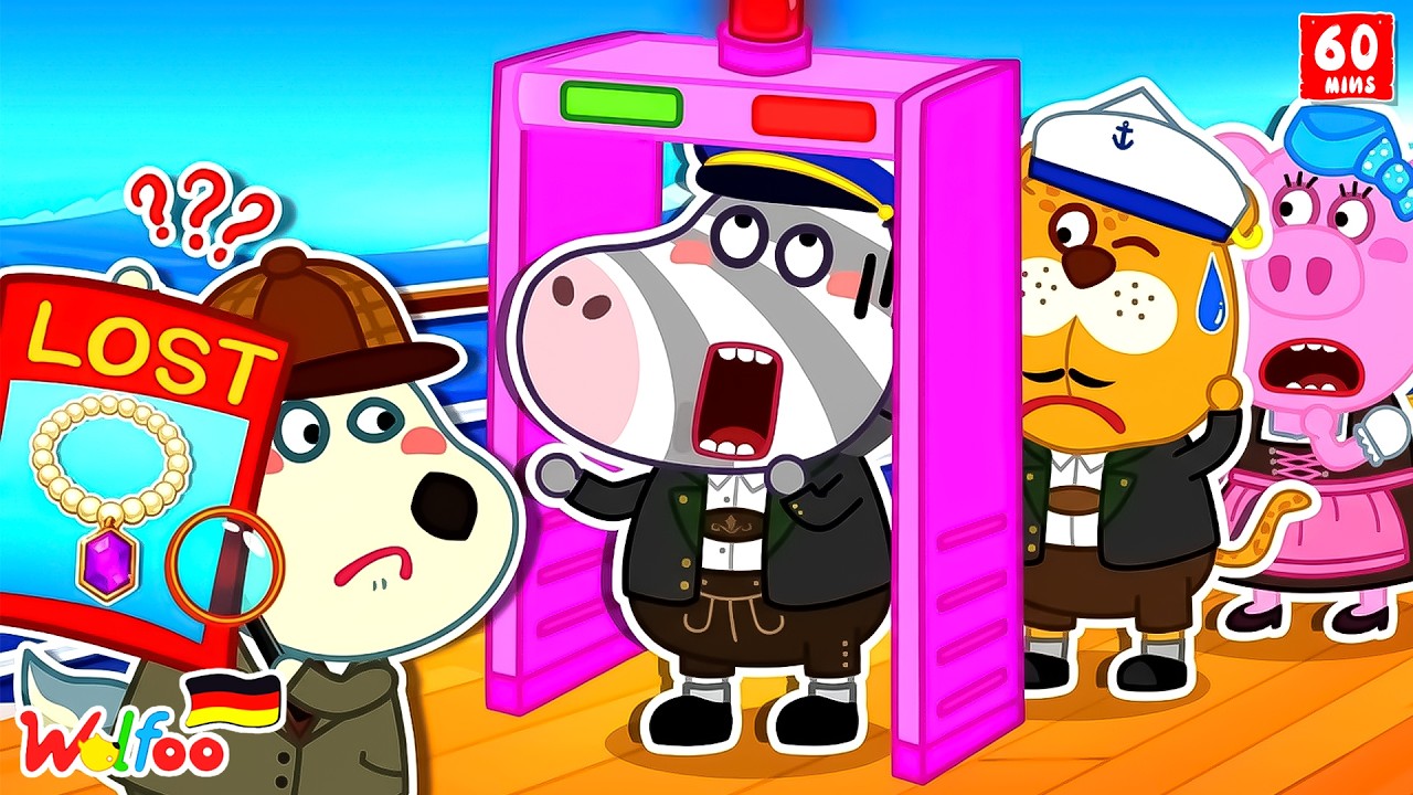 Detektiv Wolfoo 🕵️ Wer hat die Halskette auf der Kreuzfahrt gestohlen? | Videos für Kinder