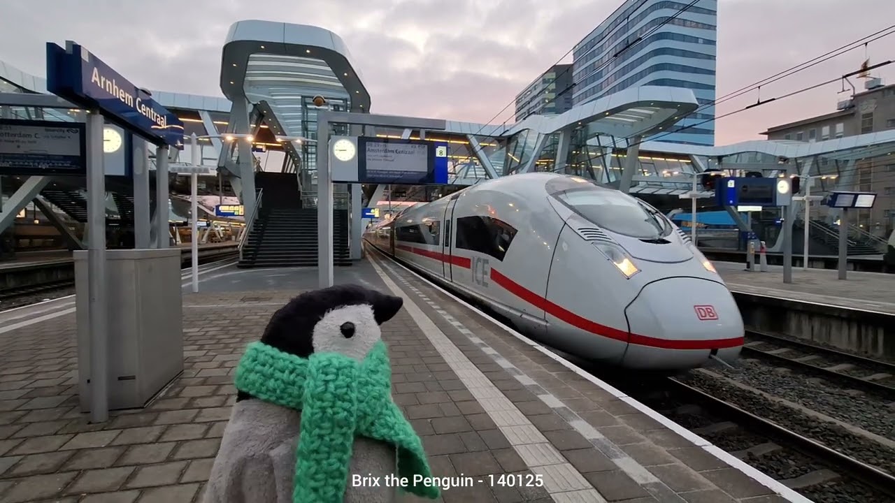 🐧 DB ICE 3neo (arrival + departure) @ Arnhem Centraal - 14 Januari 2025