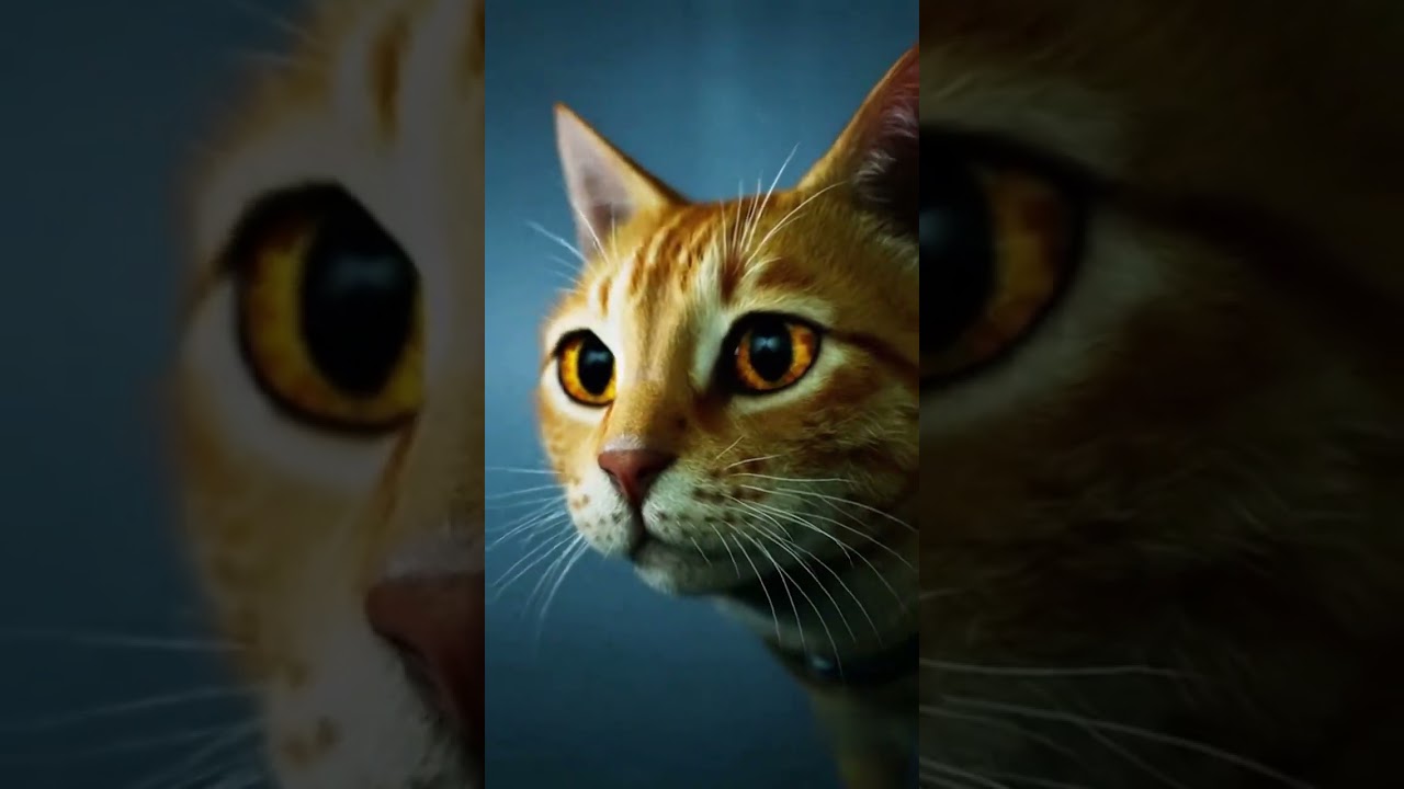 Ginger Cat Faces Two Temple Monsters — You Won’t Believe This 8K Scene!