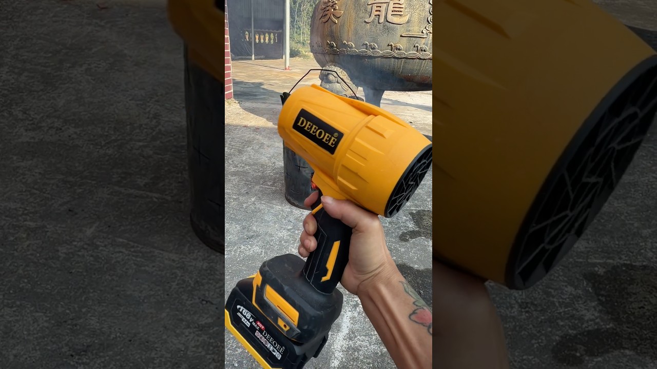 Tiny but powerful wind handheld brushless motor, a must-have for your back garden.