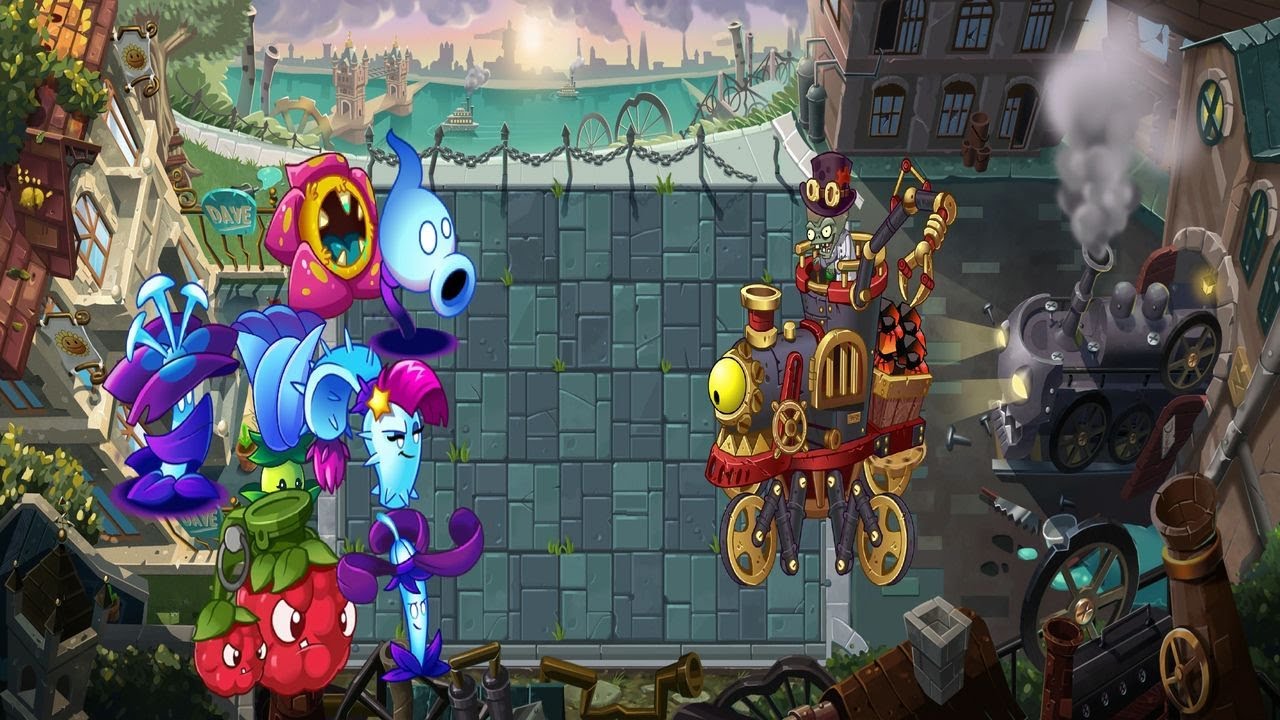 Pvz2 shuttle: Steam ages zomboss battle - blud's killing all my plants non stop