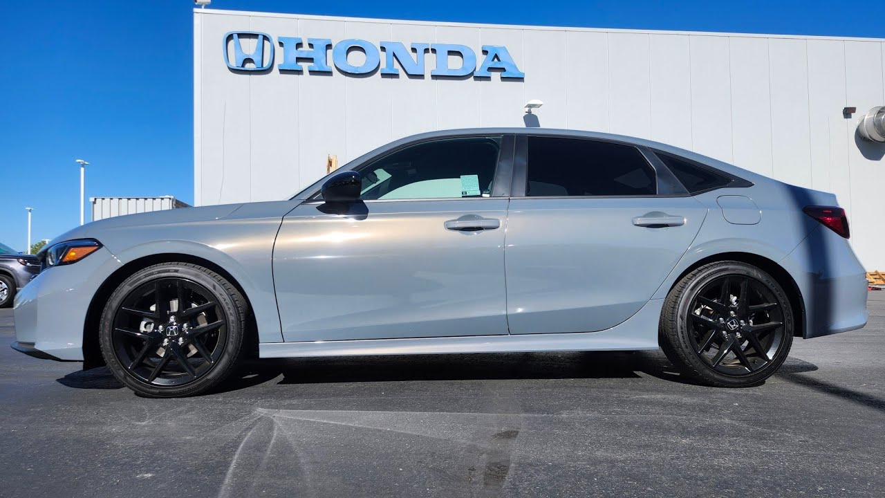 Honda Civic Sport Urban Gray Pearl 2026 года выпуска