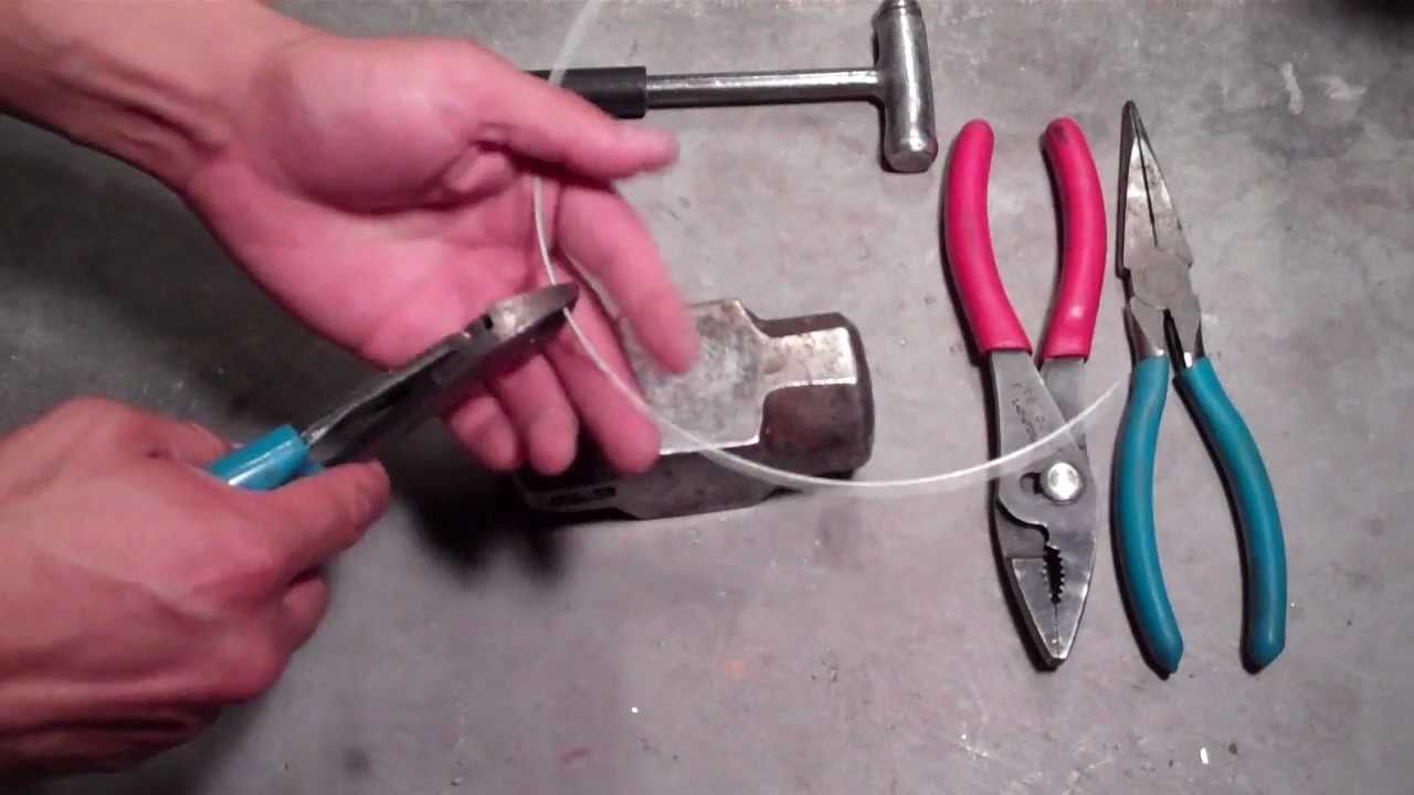 How to make wire spiral cuff links