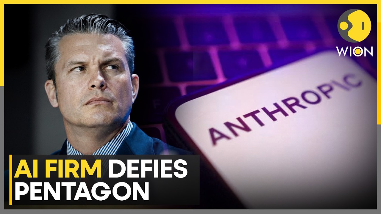 AI: Anthropic Defies Pentagon, Refuses Unconditional US Military AI Access | WION