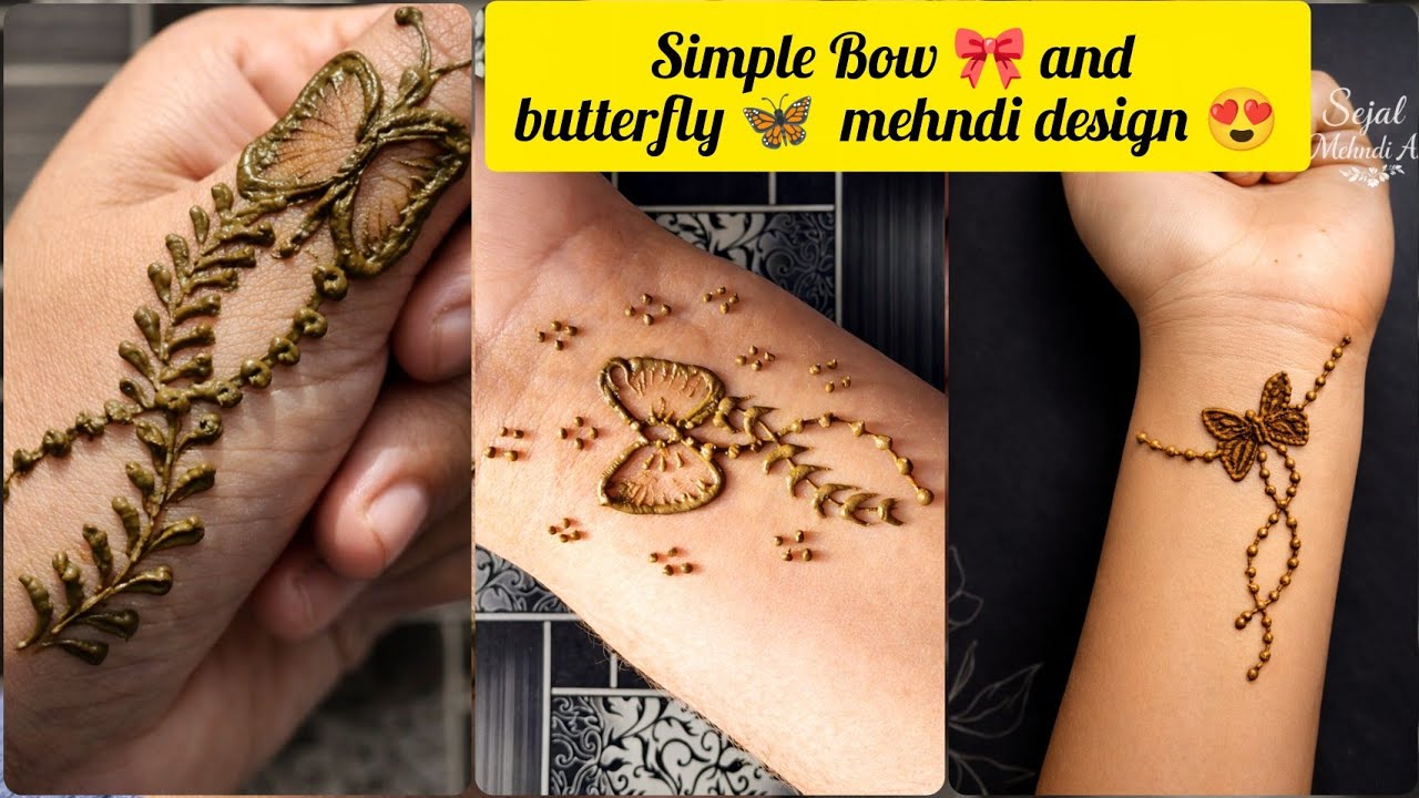 Simple and beautiful Mehandi design | Easy mehndi designs| mehandi k design|mehndi for girls 