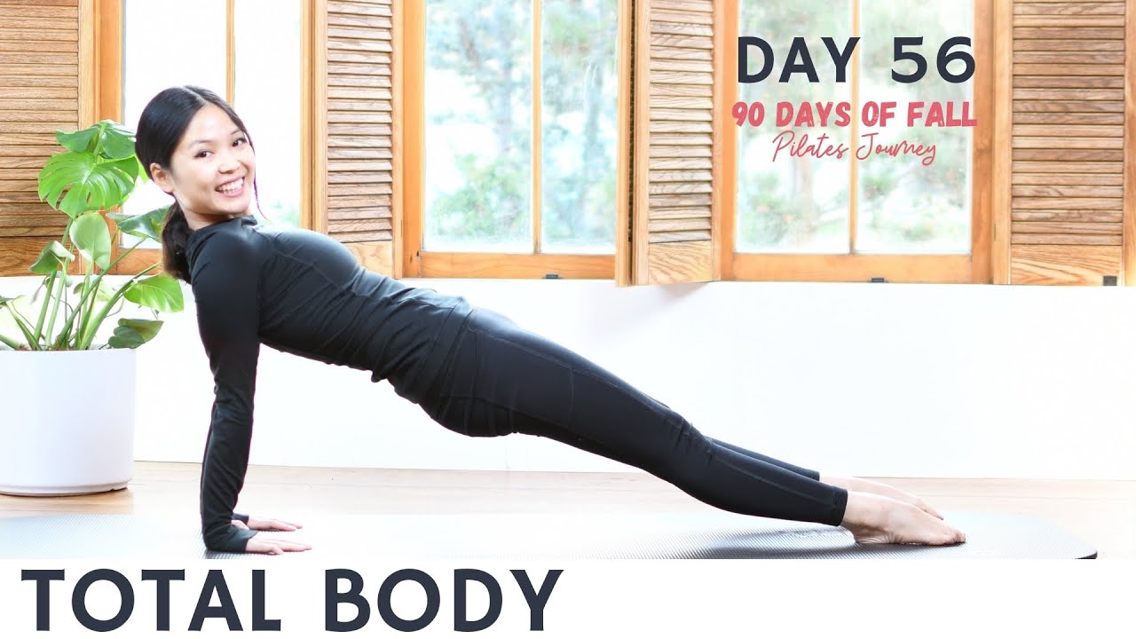 30 Min Total Body Pilates | 90 Days of Fall Pilates Journey | Day 56