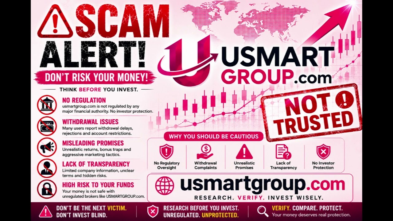 Usmartgroup Review 2026 | Scam or Legit? Withdrawal Problems & Complaints
