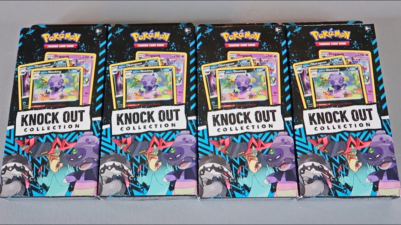 What's Inside Knock Out Collection (Galarian Slowking, Galarian Obstagoon, and Dragapult)