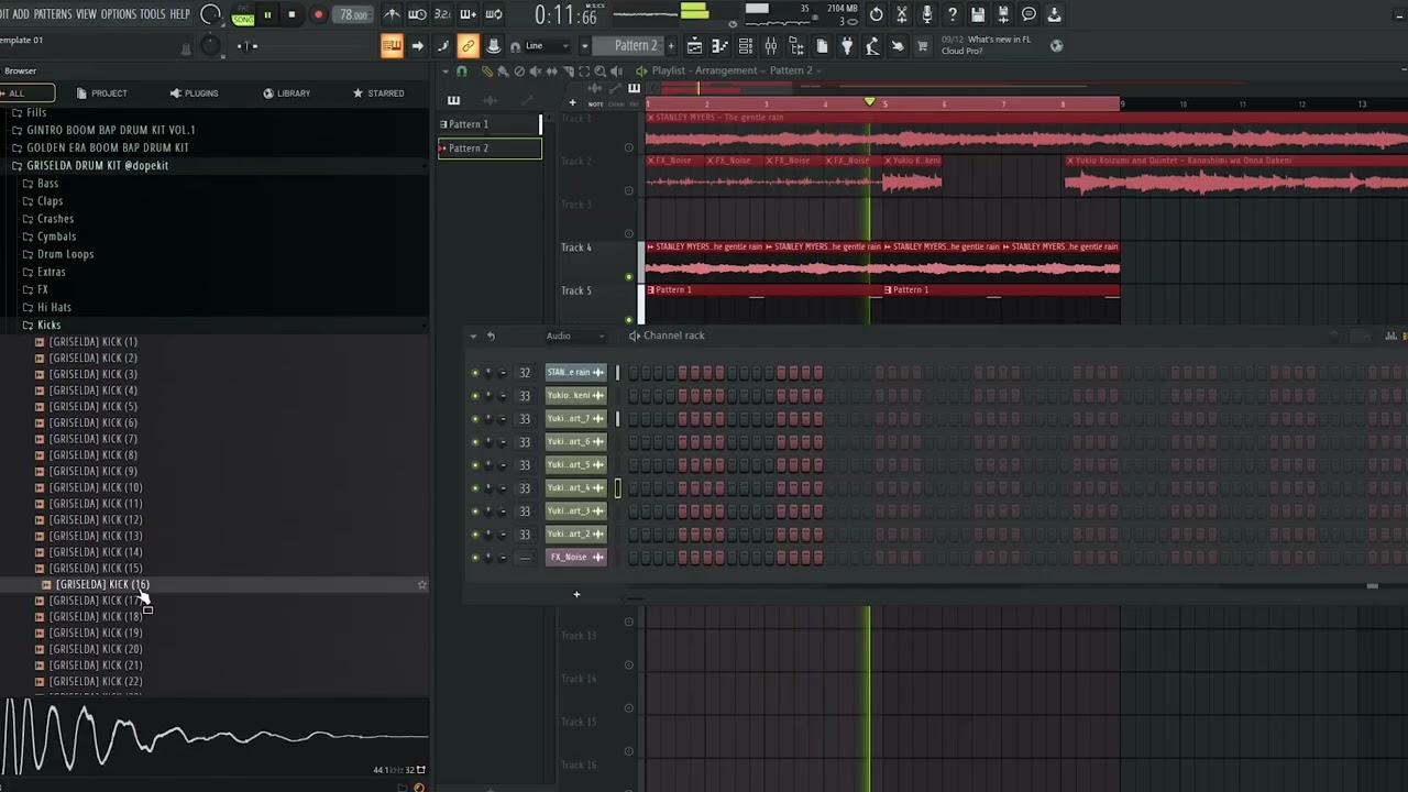 Haciendo un beat tipo boombap brutaaal