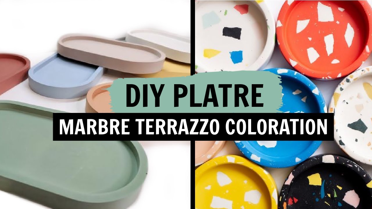 REVUE PLATRE TERRAZZO MARBRE COLORATION ASTUCES AVEC ALIEXPRESS