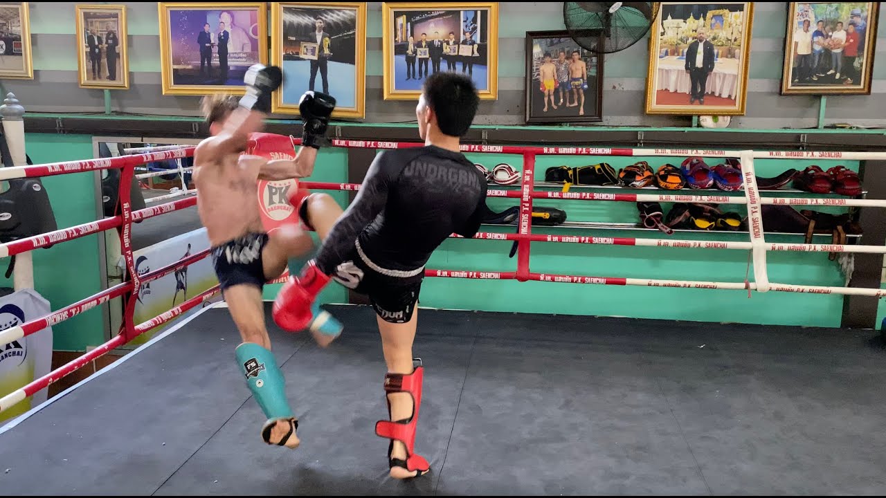 High Level Sparring in Thailand with Tawanchai PK.Saenchai Muaythaigym | ONE Championship