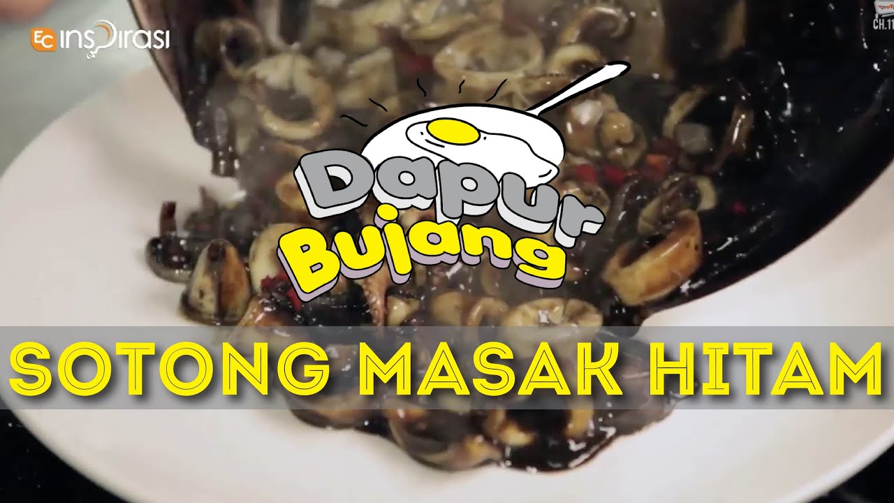 #DapurBujang: Sotong Masak Hitam.