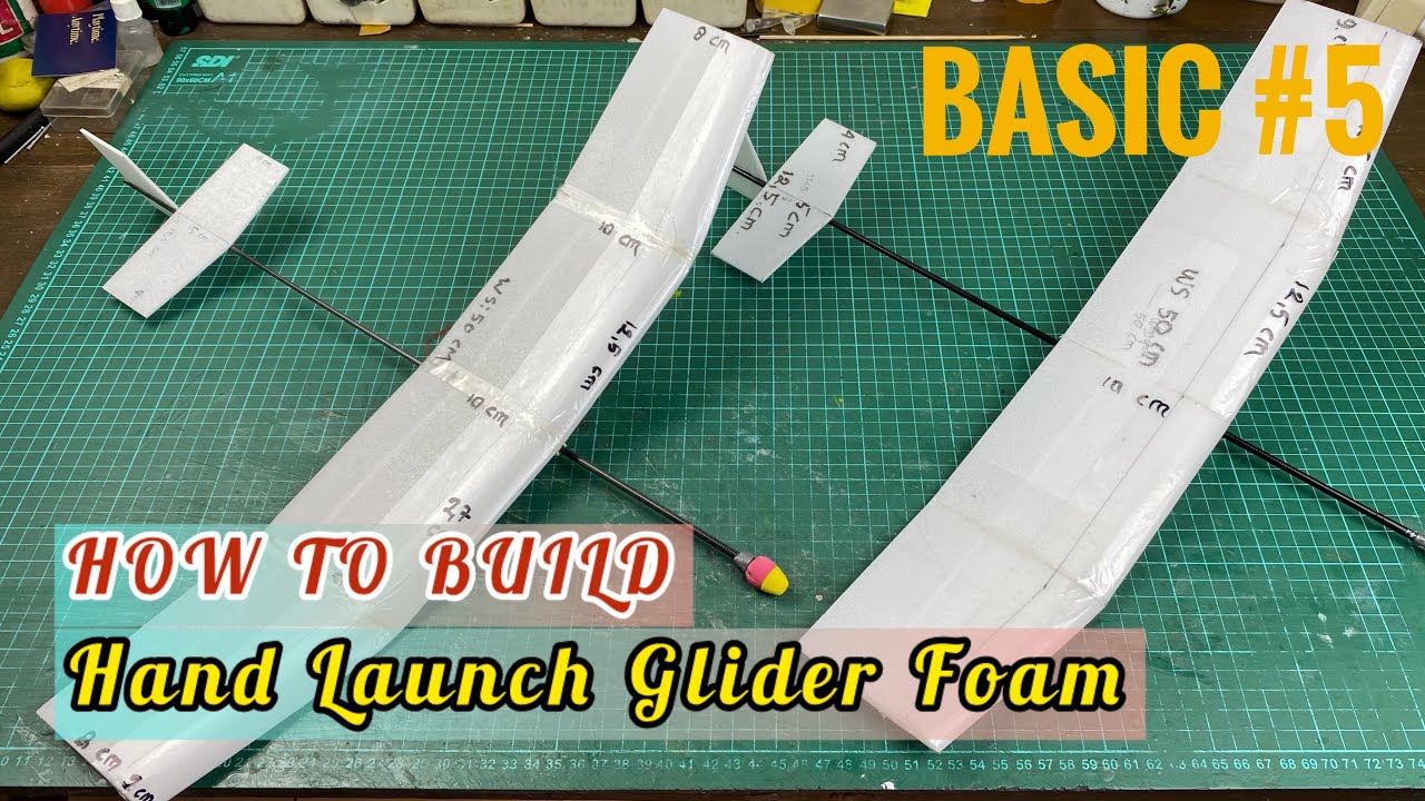 Cara Membuat Glider Foam Model Lempar Untuk Edukasi Anak atau pemula