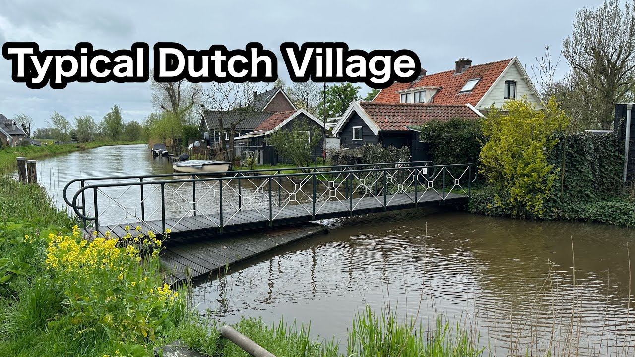 How A Typical Dutch Village Looks Like. || Botshol, Abcoude Walking Tour🇳🇱