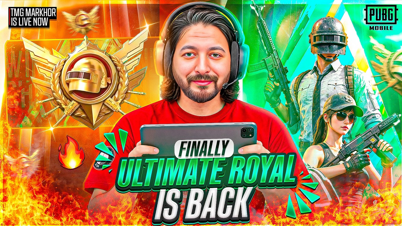 NON STOP STREAM ULTIMATE ROYALE🔥GOODBYE CLASSIC | TMG MARKHOR | PUBG Live Stream