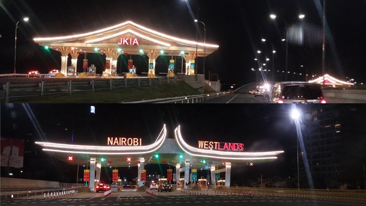 A motorist Arrested on NAIROBI EXPRESSWAY!!|| Watch the beautiful Nightdrive🔥🔥