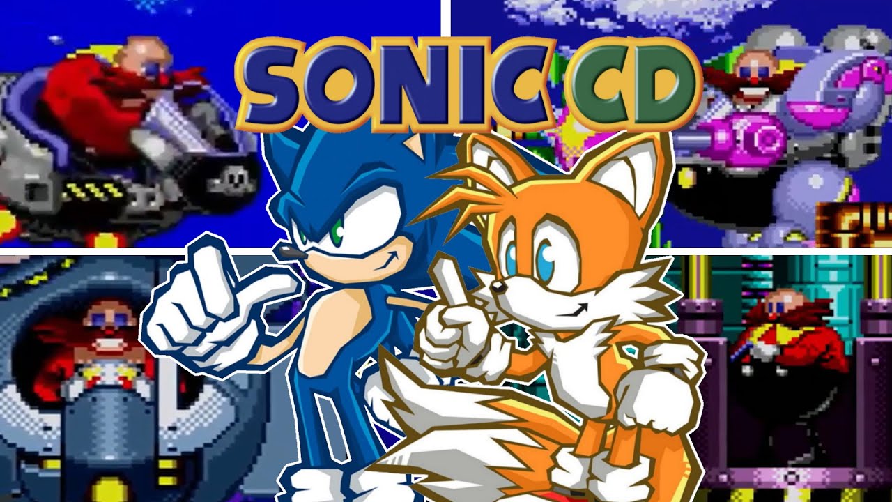 SONIC CD - All Bosses (As Sonic & Tail)