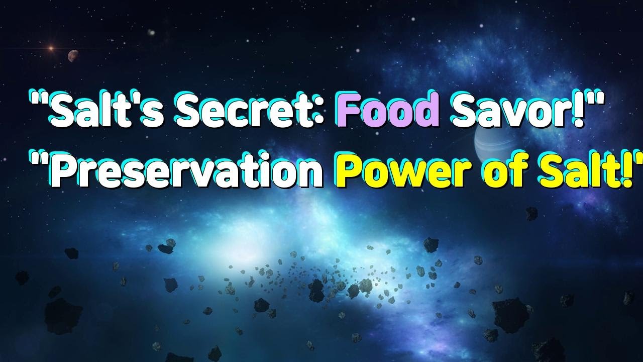 Why does salt preserve food