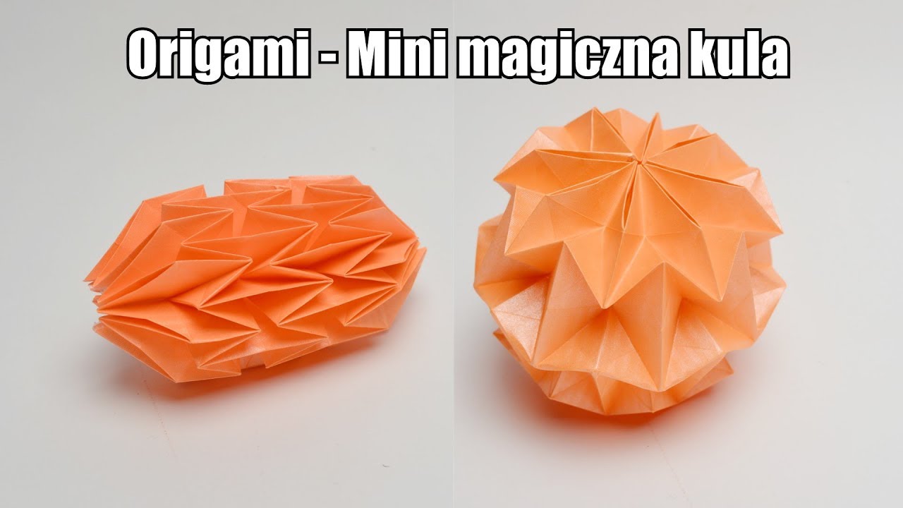 Origami - Mini magiczna kula (REMAKE)
