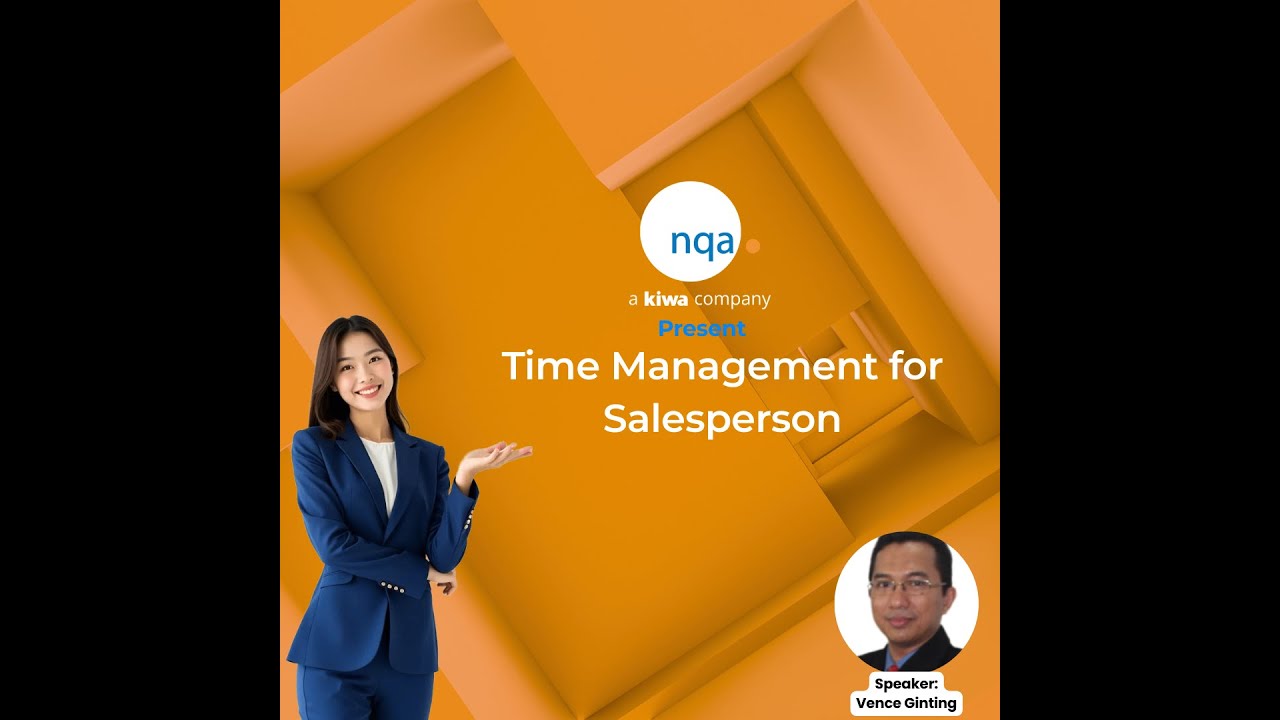 NQA Webinar - Time Management for Salesperson