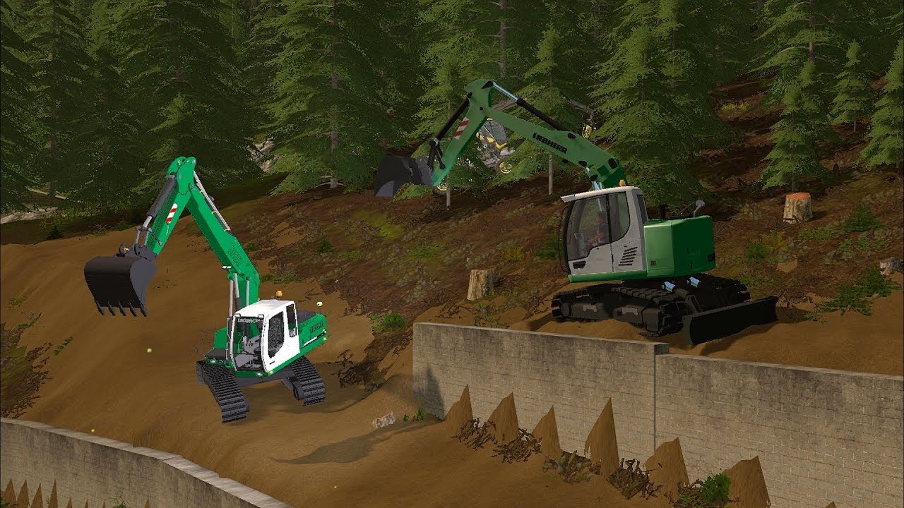 Farming Simulator 17 - Forestry and Farming on The Valley The Old Farm 013