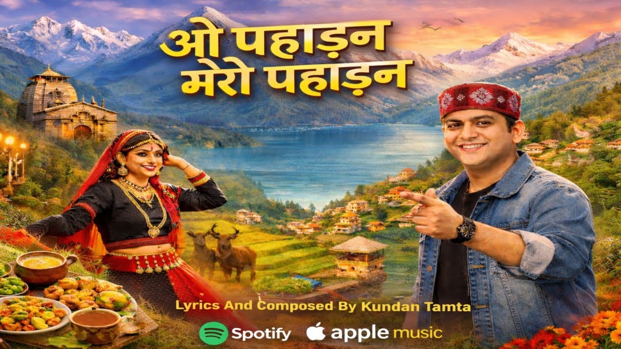 ओ पहाड़न मेरी पहाड़न | Lyrics & Composed Kundan Tamta | KD Tamta | O Pahadan Meri Pahadan 