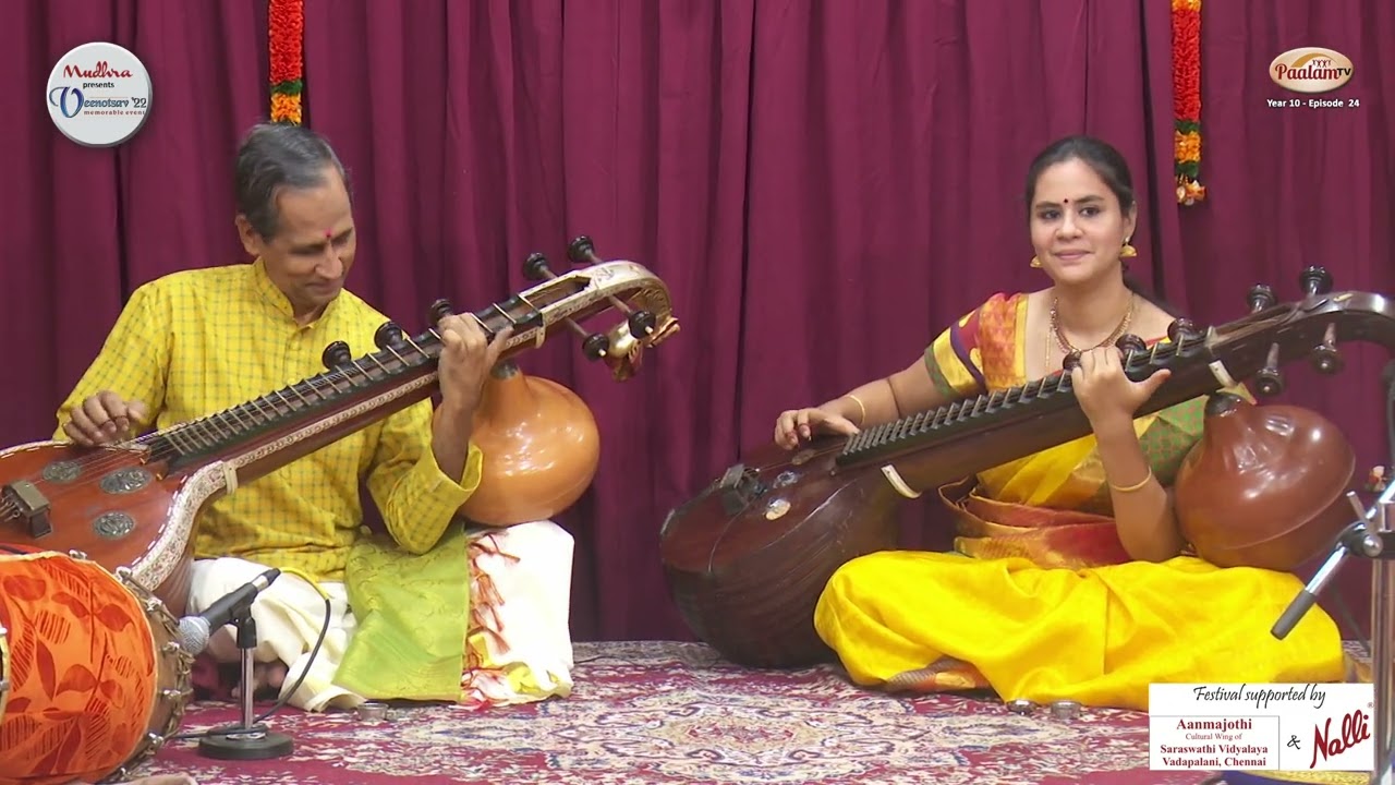 Veena Duet concert by Mudikondan Ramesh and Sowmya  - Mudhra’s Veenotsav 2022