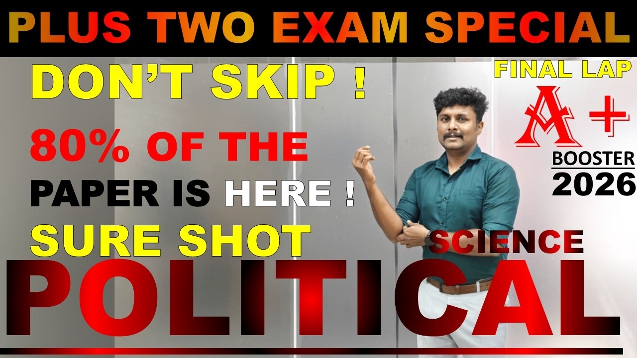 PLUS TWO POLITICAL SCIENCE 
