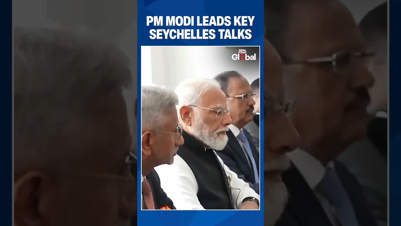 PM Modi Holds Delegation Level Talks With Seychelles President Patrick Herminie in Victoria |#shorts