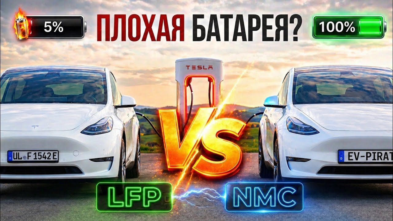 Какую батарею выбрать LFP или NMC? Больше — лучше?