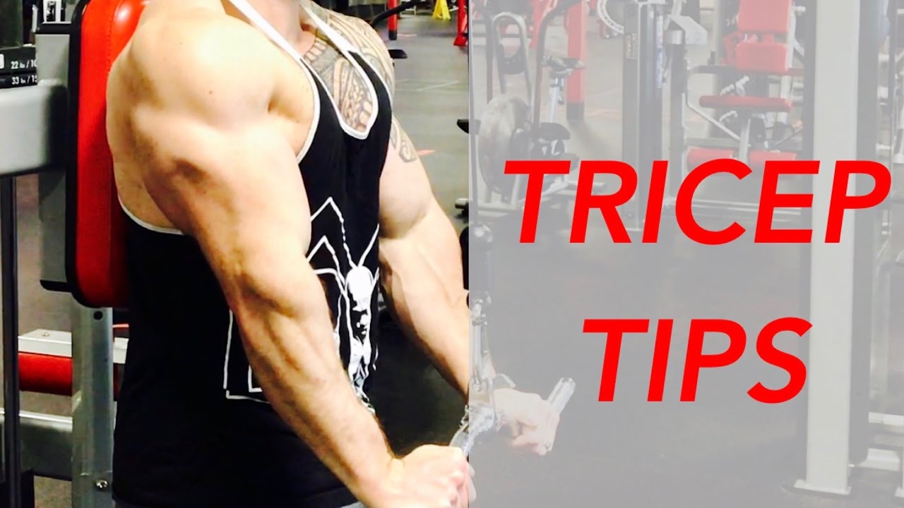 3 TIPS FOR TRICEP PUSHDOWNS