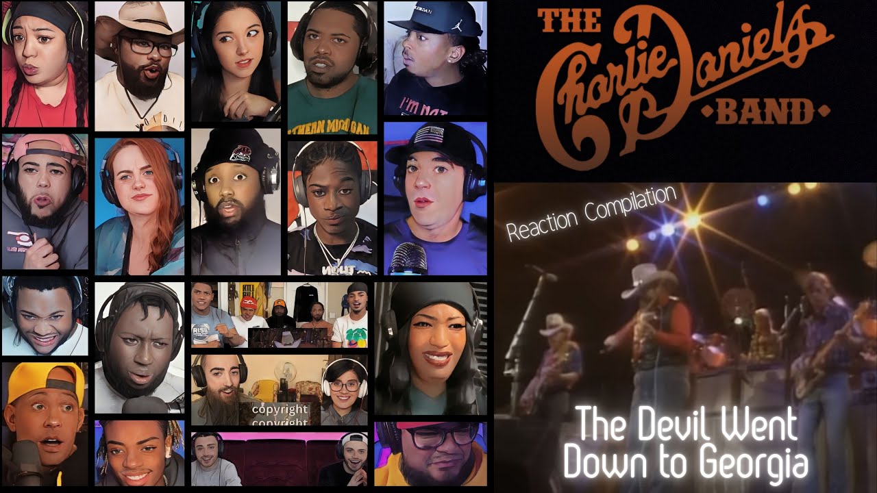 REACTION COMPILATION | The Charlie Daniels Band - The Devil Went Down to Georgia | First Time