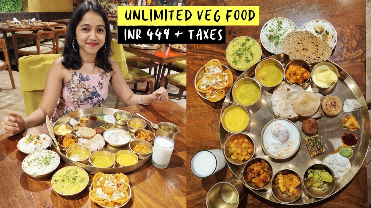 UNLIMITED INDIAN VEG FOOD | Revival Indian Thali | Anagha Mirgal | Food Vlog | Thane Food